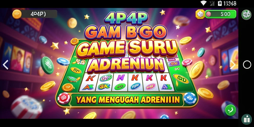 Tampilan gameplay Bingo di 4P4P dengan suasana yang meriah.