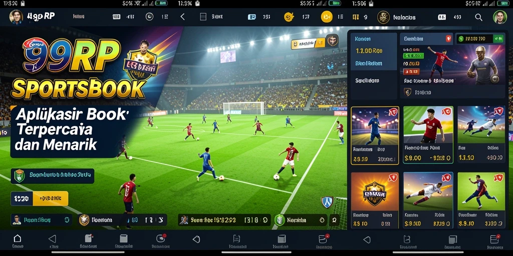 Tampilan gameplay Sportsbook yang menarik dari 99RP.