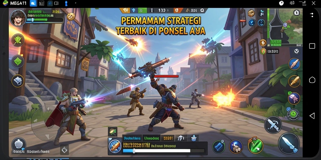 Tampilan gameplay menarik dari MEGA111 yang penuh strategi.