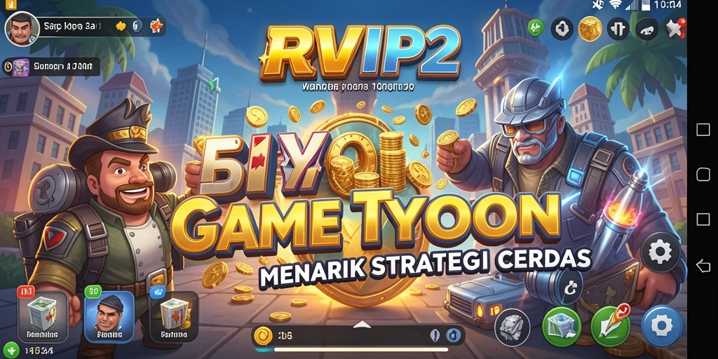 Screenshot RVIP2 menampilkan manajemen kekayaan yang memukau.