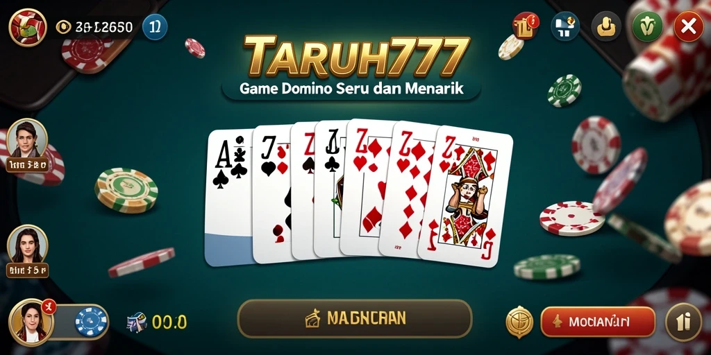 Tampilan gameplay seru dan interaktif TARUH777.