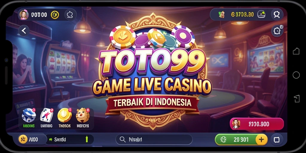 Screenshot gameplay TOTO99 yang menampilkan dealer dan meja taruhan langsung.