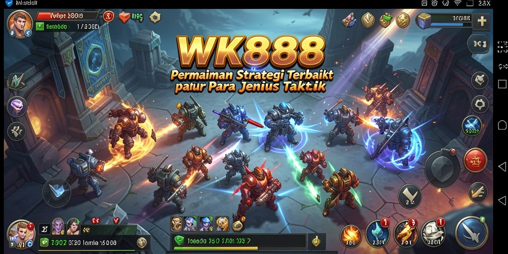 Tampilan gameplay seru di WK888 dengan berbagai taktik dan strategi.